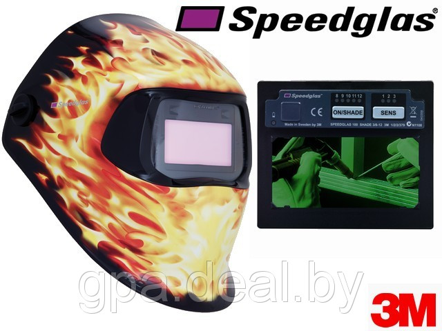 Маска сварщика 3M SPEEDGLAS 100V - фото 1 - id-p4675411