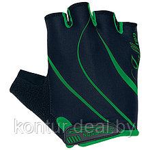Велоперчатки JAFFSON SCG 47-0120 (чёрный/зелёный)