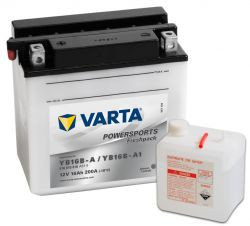 Аккумулятор Varta POWERSPORTS  516015  (16 Ah) разм.160х90х161 пуск. ток 160A