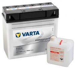 Аккумулятор Varta POWERSPORTS 518014 (18 Ah) разм.186х82х171 пуск. ток 150A - фото 1 - id-p4546116