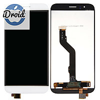 Дисплей (экран) Huawei Ascend G8 (RIO-L01) с тачскрином, белый