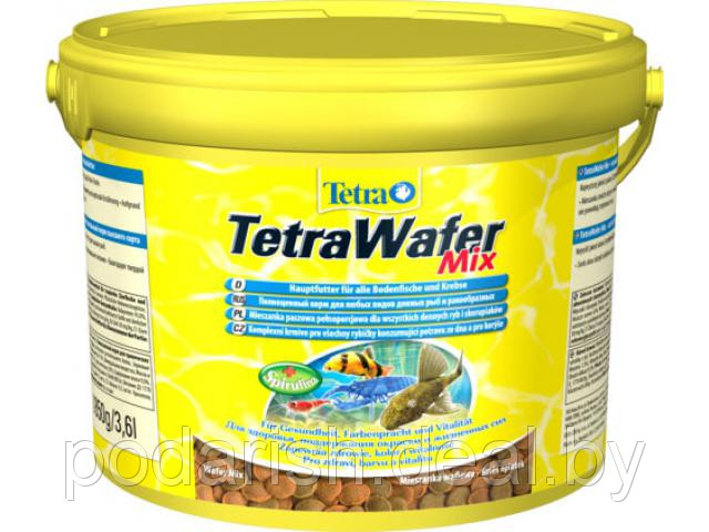 Корм для рыб TetraWaferMix таблетки (ведро) 3,6л