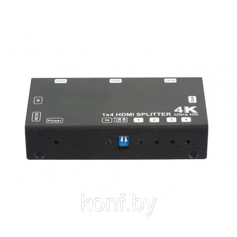 Сплиттер HDMI 1x4 4k@30Hz (3840x2160@30Hz YUV) - фото 2 - id-p94620928