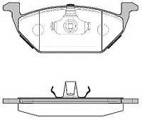 Тормозные колодки передние гольф 4, Remsa