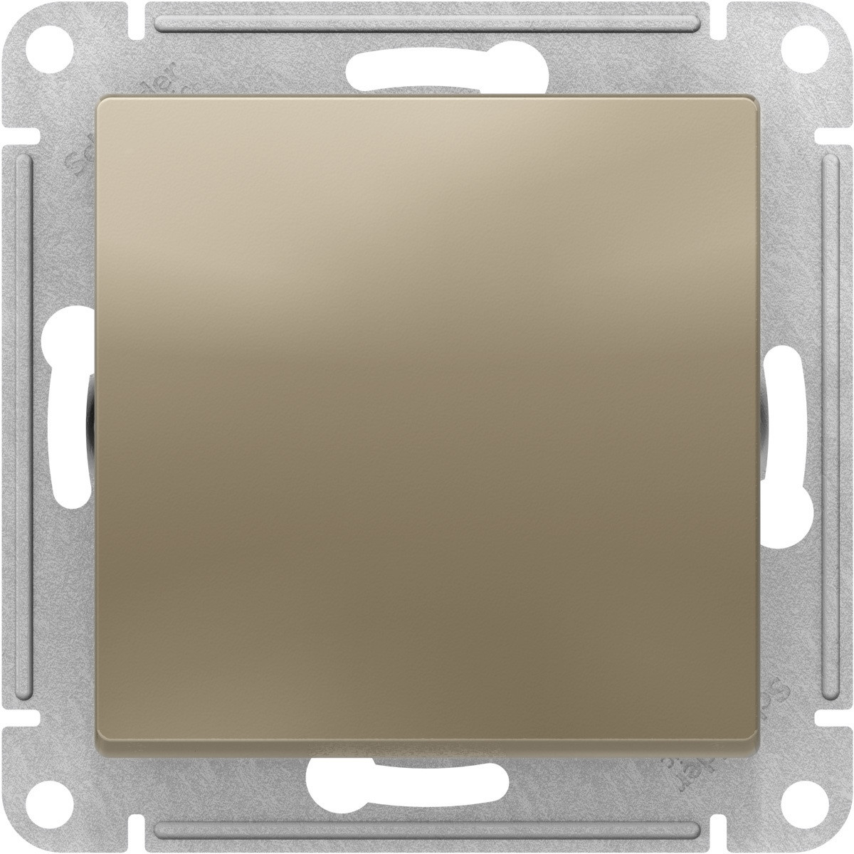 Выключатель одноклавишный, цвет Шампань (Schneider Electric ATLAS DESIGN) - фото 2 - id-p94506315