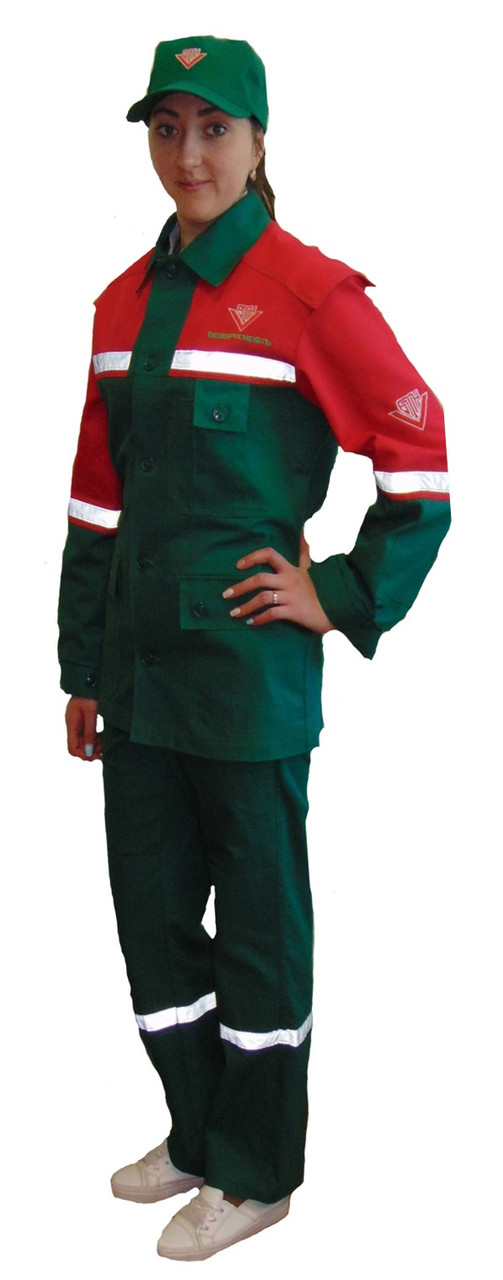 Модель 76-18 Костюм женский для защиты работающих от сырой нефти и нефтепродуктов - фото 1 - id-p94642286