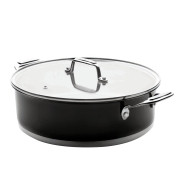 Сотейник с крышкой , серия Cookware Black, LACOR - фото 1 - id-p4681047