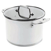 Кастрюля с крышкой, серия Cookware White, LACOR