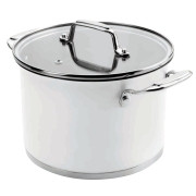 Кастрюля с крышкой, серия Cookware White, LACOR - фото 1 - id-p4681063