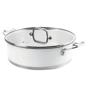 Сотейник с крышкой , серия Cookware White, LACOR - фото 1 - id-p4681068