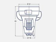 Распылитель асимметричный инжекторный длинный двухфакельный IDTA 120-04 С, фото 9