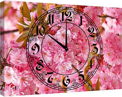 Картины-часы любой размер, любое изоражение "Весна" от 20х30см - фото 4