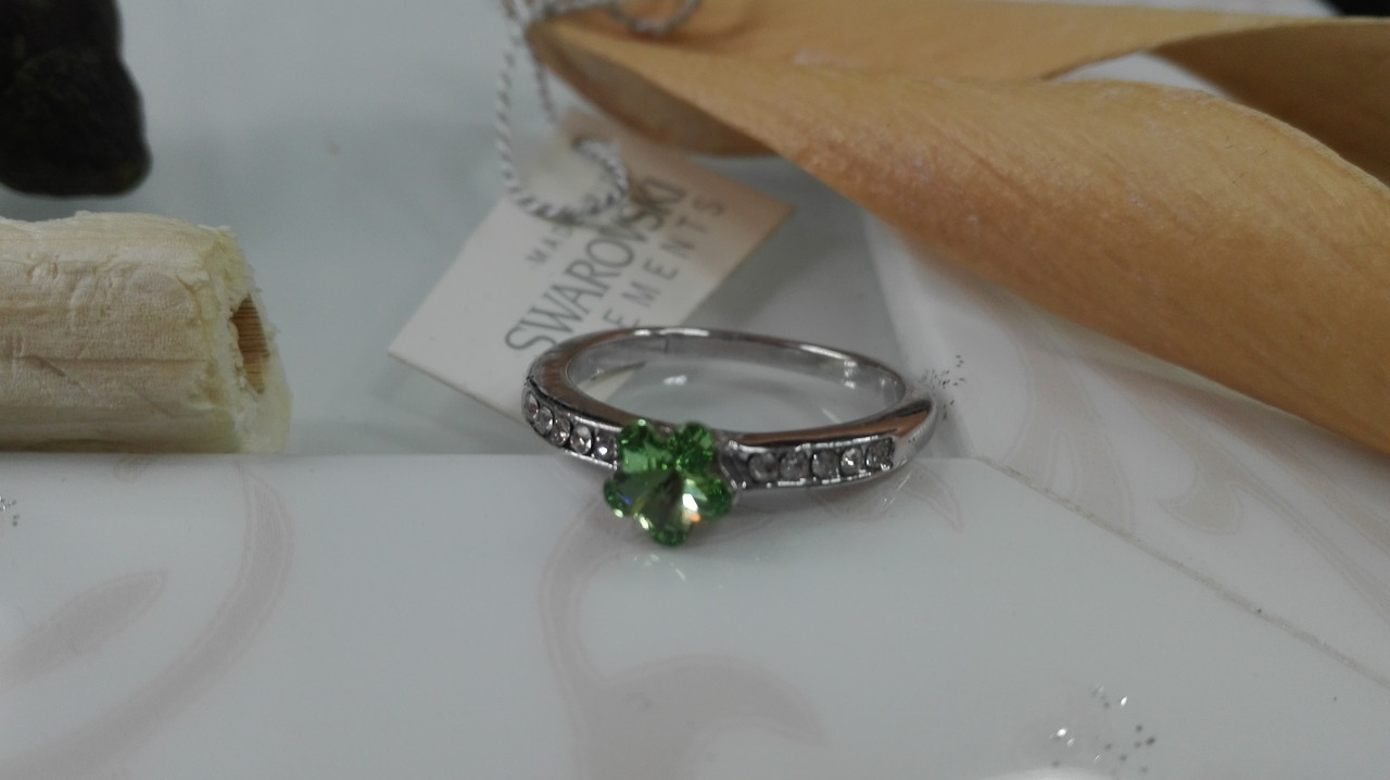 Кольцо в серебре ,с кристаллами Swarovski - фото 1 - id-p94646359