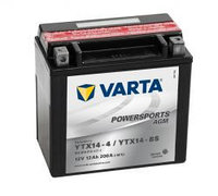 Аккумулятор Varta POWERSPORTS AGM 512014 (12 Ah) разм.152x88x147 пуск. ток 100A