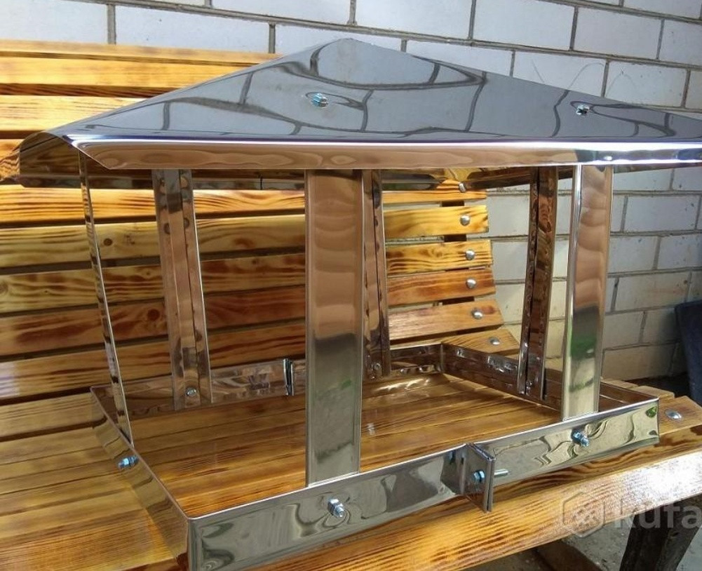 Колпак оцинкованный на трубу дымохода