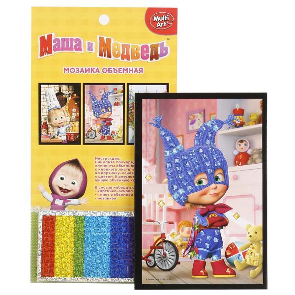 Объёмная мозаика "Маша и Медведь"