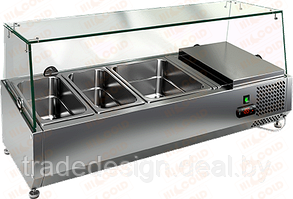 Настольная холодильная витрина для ингредиентов HICOLD VRX 1400