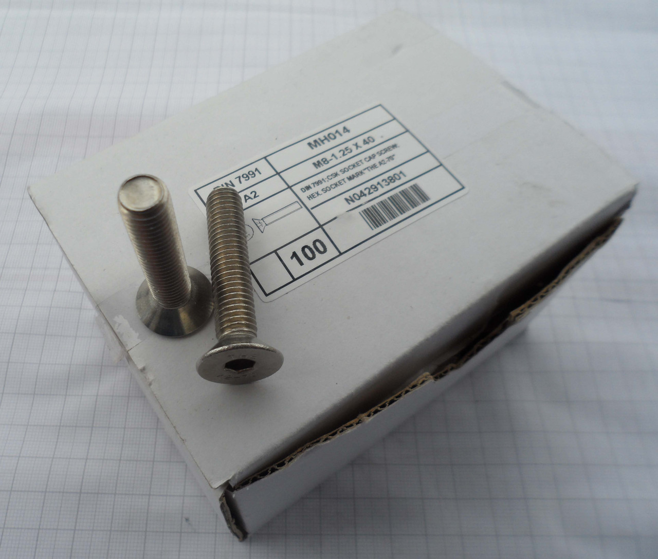 DIN 7991 Винт потайной