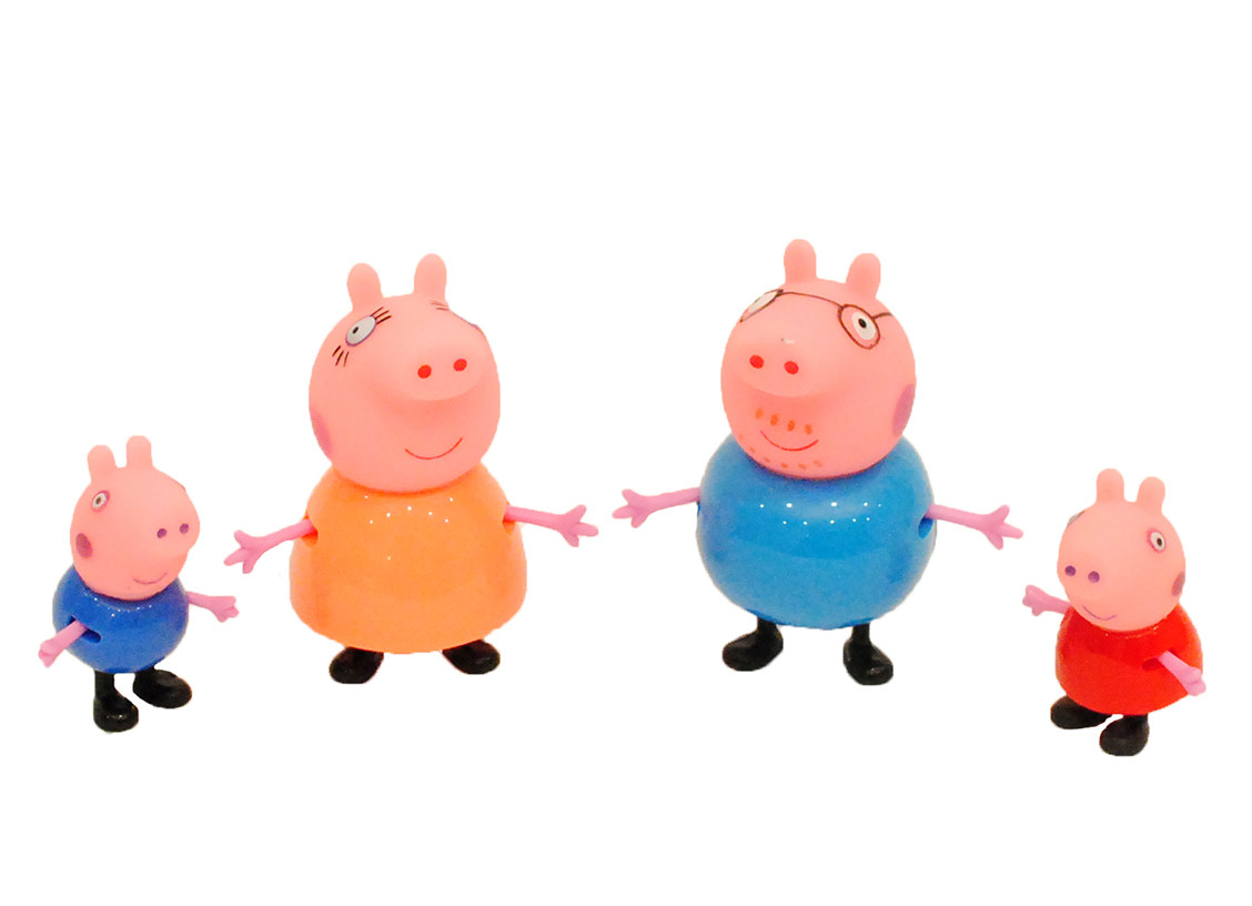 Набор игрушек Свинка Пеппа - Peppa & Family 4 фигурки.