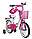 Детский велосипед DELTA Butterfly 16" + шлем (белый), фото 4