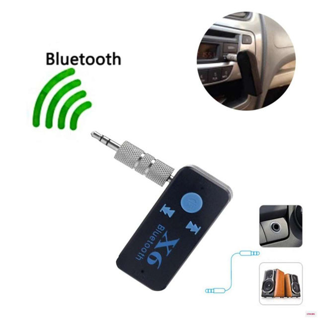 Автомобильный музыкальный адаптер STEREO Bluetooth X6 с usb/AUX + регулировка - фото 4 - id-p94760312