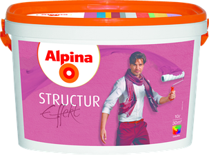 Краска Alpina Structur Effekt 5 л., фото 2