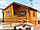 Дачный домик "Инесса" 5,8 х 5,8 м из профилированного бруса,толщиной 44мм, фото 5