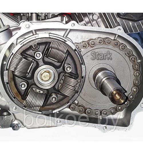 Двигатель Stark GX210 F-R (7 л.с., шпонка 20 мм, сцепление и редуктор 2:1) - фото 3 - id-p94793772