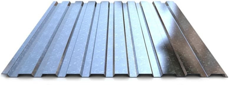 Профнастил МП20 оцинкованный  0,40 мм