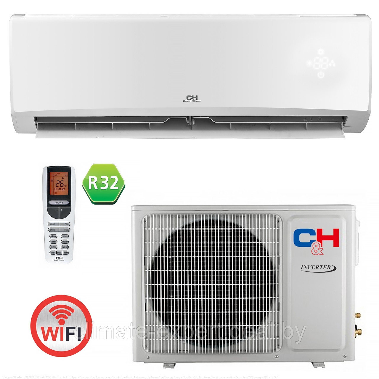 Кондиционер Cooper&Hunter Alpha Inverter NG CH-S09FTXE-NG