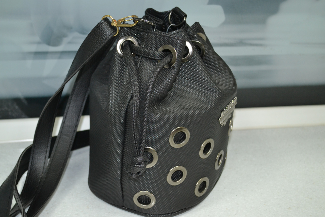 Стильная сумка рюкзак черного цвета - фото 2 - id-p94844789