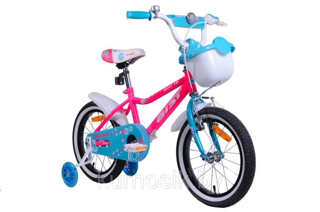 Велосипед Aist Wiki 16" (от 4 до 6 лет) розовый 2021 - фото 2 - id-p58235423