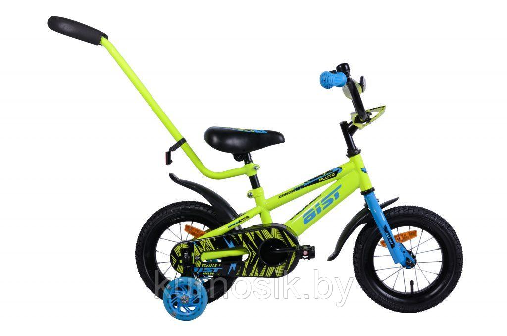 Детский велосипед Aist Pluto 12" c 2 до 4 лет Салатовый