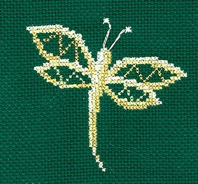 Набор для вышивания крестом «Золотые украшения. Стрекоза» - фото 1 - id-p94850792