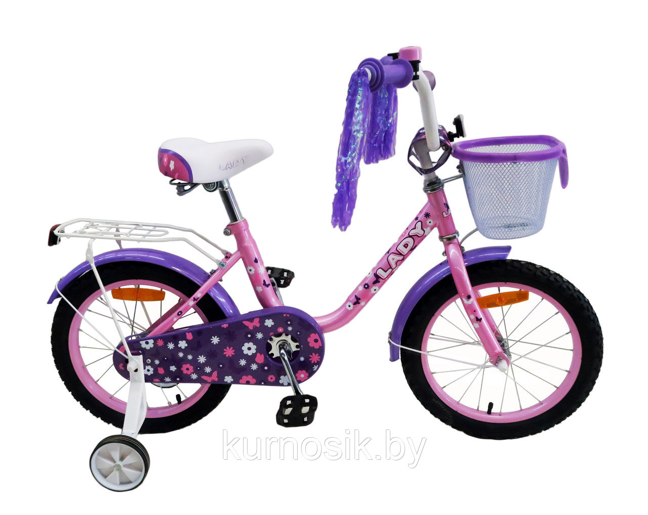 Детский Велосипед Tornado Joy Ledy 18" фиолетовый