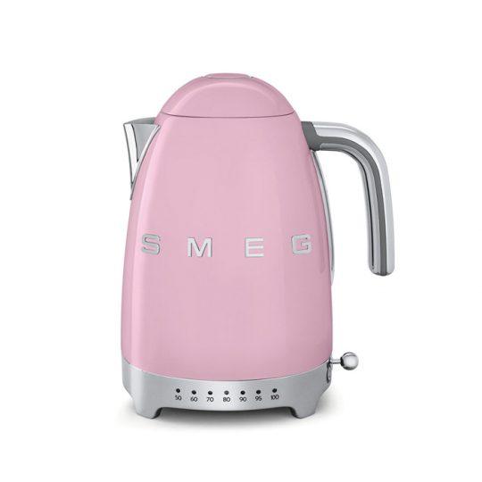 Чайник электрический с регулировкой температуры Smeg KLF04PKEU розовый - фото 1 - id-p94893818
