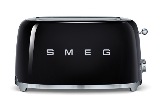 Тостер на 4 ломтика Smeg TSF02BLEU черный