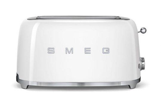 Тостер на 4 ломтика Smeg TSF02WHEU белый - фото 1 - id-p52725099