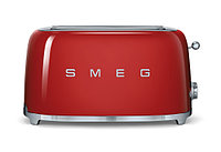 Тостер на 4 ломтика Smeg TSF02RDEU красный