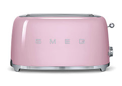 Тостер на 4 ломтика Smeg TSF02PKEU розовый