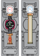 Насосная группа Meibes V-UK (без смесителя) с насосом Grundfos Alpha 2L 25-60, 1" (66813 GFP)