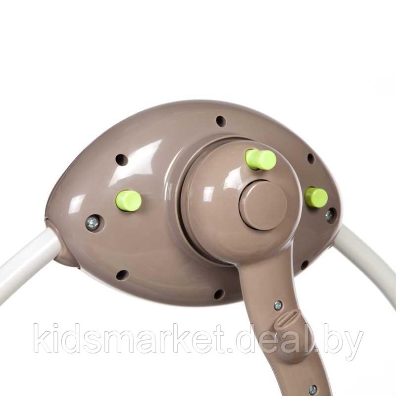 Детские электронные качели Jetem OnDa с адаптером цвет brown/коричневый - фото 3 - id-p94944657