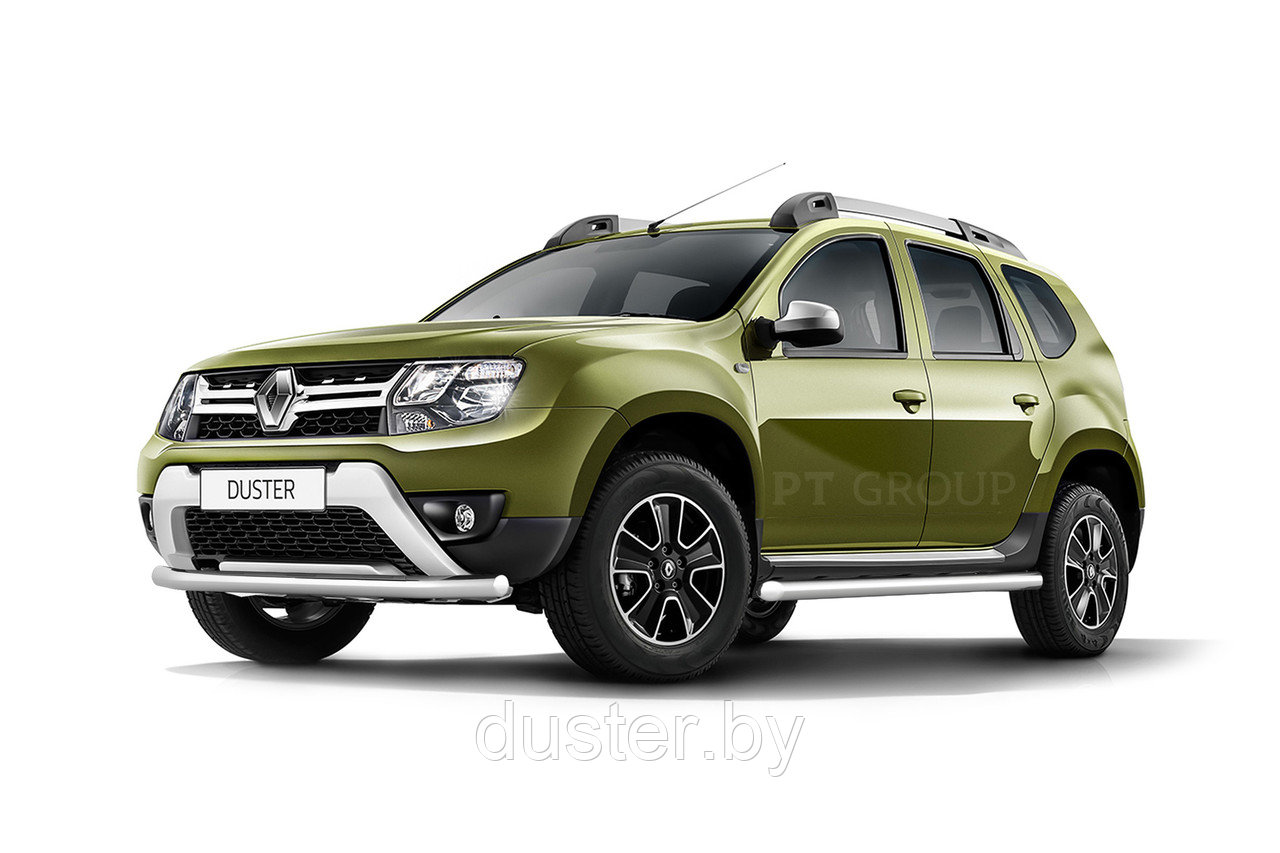 Защита переднего бампера одинарная Ø63 для Renault Duster PT Group (Россия) - фото 2 - id-p94951887