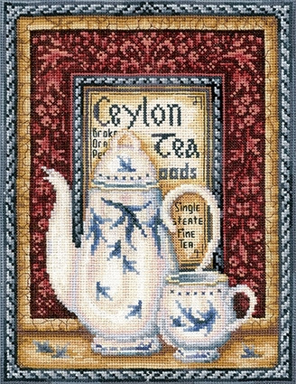 Набор для вышивания крестом «Коллекция чая. Оранж Пеко»