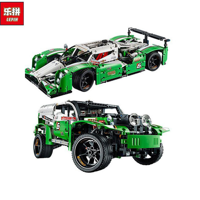 Конструктор Lepin 20003 Technician 2в1 Гоночный автомобиль (аналог Lego Technic 42039) 1250 деталей - фото 4 - id-p94954296