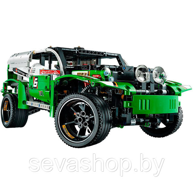 Конструктор Lepin 20003 Technician 2в1 Гоночный автомобиль (аналог Lego Technic 42039) 1250 деталей - фото 10 - id-p94954296