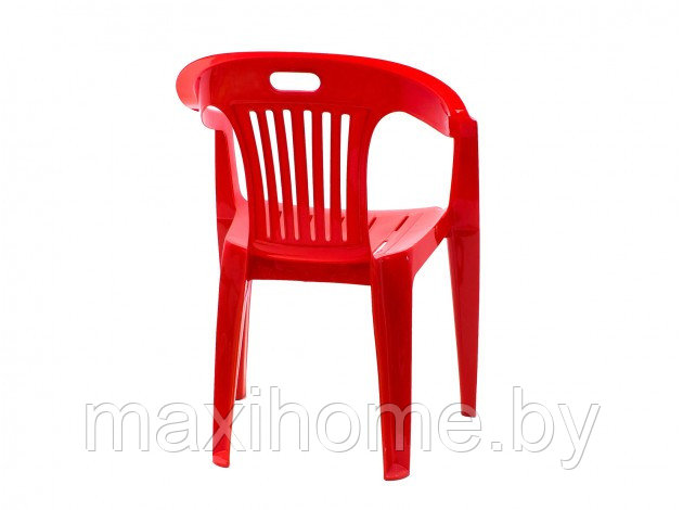 Стул пластиковый кресло "Комфорт", (красный) - фото 2 - id-p94961004