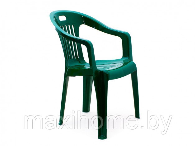 Стул пластиковый кресло "Комфорт", (зеленый)