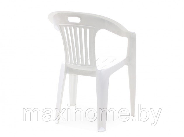 Стул пластиковый кресло "Комфорт", (белый) - фото 2 - id-p94964739