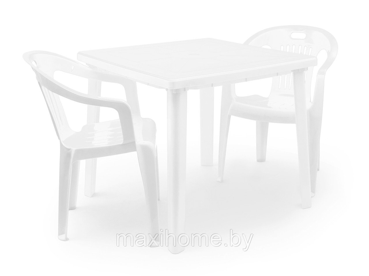 Стул пластиковый кресло "Комфорт", (белый) - фото 3 - id-p94964739
